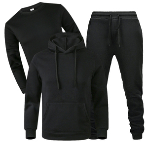 Conjunto de sudadera con capucha y joggers vintage de gran tamaño para hombre, ropa de calle elegante de secado rápido para invierno, chándales transpirables y cómodos - Product Image 3