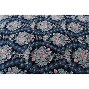 Alfombra Turca Extra Grande de 8.2x9.8 pies, Alfombra de Lana Azul Rosa con Camuflaje Vintage - Product Image 5