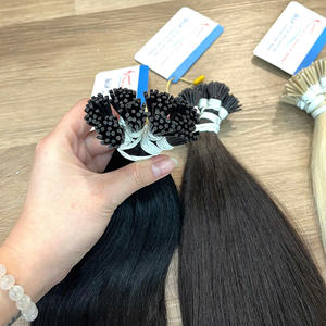 Extensions de cheveux lisses à pointes I, multicolores, 100% cheveux humains vietnamiens, best-seller, fournisseur de premier plan - Product Image 4