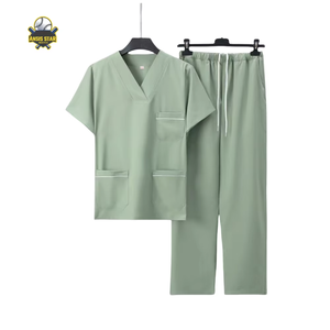 Conjunto de Uniforme Médico Unisex de Estilo Moderno, Calidad Premium, Ligero, Superventas, Diseño Superior, Poliéster, Detección de Agujas, Manga Corta - Product Image 6