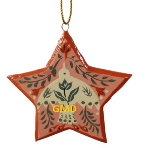 Christmas <b>Tree</b> Decorations Paper Mache Christmas Ball Ornaments - Product Image 1