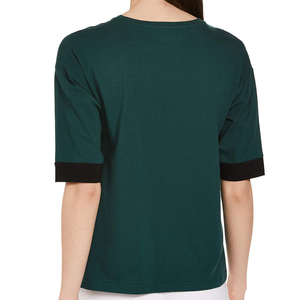T-shirts pour femmes imprimés sur mesure grande taille été à manches courtes brodés motif 3D spandex sublimé OEM - Product Image 3