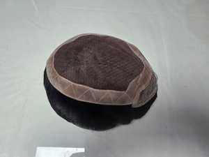 Perruque indienne de haute qualité de Taz Hair pour hommes Deep Wave Kinky Curl Style Soft Mono Base Toupee System Direct From Bangladesh - Product Image 3