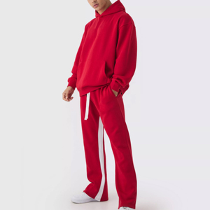 Survêtements de jogging techniques imprimés en molleton 100 % coton respirant pour hommes, qualité supérieure, grandes tailles, hiver - Product Image 1