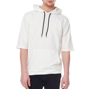 Sweatshirt à capuche d'été avec motif imprimé en 3D Sweat-shirt surdimensionné à col rond et à manches courtes T-Shirt à capuche - Product Image 3