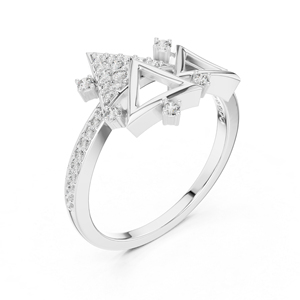 Anillo de Compromiso de Oro Amarillo de 14K con Diamante Cultivado en Laboratorio de 0.25 Quilates, Corte Redondo, para Mujer |   Diamante de Cultivo Nuevo de Lujo con Certificación IGI - Product Image 4