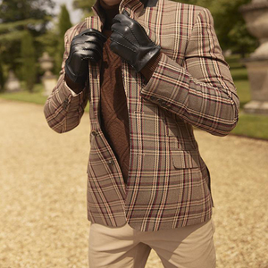 Gants de ski d'hiver en cuir de qualité supérieure avec logo personnalisé Vente en gros de mitaines d'écran tactile à la mode pour hommes et femmes - Product Image 6