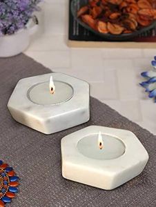 Homes <b>Marble</b> Elongated Concave Tealight <b>Candle</b> for Home Decoration Religious Product Christian Decor Uses Room Enlighten <b>Candle</b> - Product Image 6