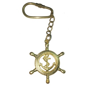 Ancre nautique porte-clés laiton Antique en gros luxe Vintage article extérieur indien artisanat article nouveau Design 2025 Top produit - Product Image 3