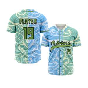 Uniformes de Béisbol Transpirables Personalizados de Venta Caliente, Camisetas con Cuello en V y Botones, Ropa de Béisbol y Sóftbol a Precios Asequibles - Product Image 2