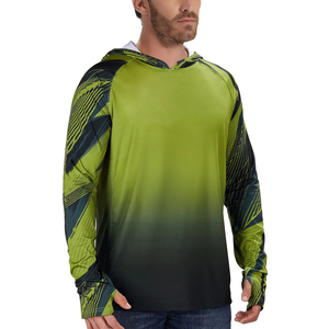 Dernier modèle de sweat à capuche de pêche en polyester 100% UPF 50, manches longues, facile à laver, service OEM, meilleure qualité, nouveau, léger et respirant - Product Image 3