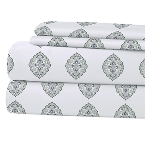 Sábanas de Cama Estampadas de Algodón y Poliéster Suave de Lujo Personalizadas al por Mayor |   Sábanas de Alta Calidad con Certificación OEKO-TEX para Cama |   OEM al por Mayor - Product Image 3