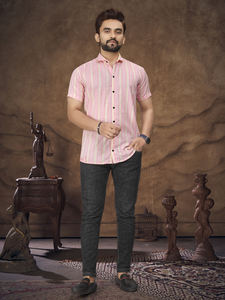 Camisa Blanca Premium para Fiesta para Hombre, Algodón Puro, Estilo de Tejido de Burbujas, Elástica, Absorbe la Humedad, para Combinar - Product Image 6