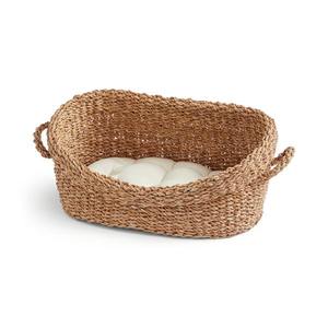 Cama para Mascotas de Mimbre y Hierba Marina Hecha a Mano, Ecológica, Tejida Naturalmente, para Perros y Gatos, Venta al por Mayor, Proveedor de Exportación - Product Image 1