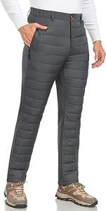 กางเกงบุฟองน้ำกันลมสำหรับผู้ชายกางเกงขนเป็ดแบบลำลองกลางแจ้งกันลมหนาให้ความอบอุ่นพร้อมโลโก้ตามสั่งสำหรับฤดูหนาว - Product Image 3