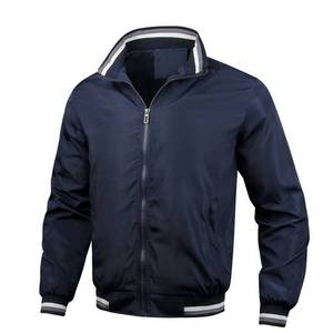 Chaqueta Bomber Impermeable de Invierno de Alta Calidad para Hombre, Color Amarillo, Talla Grande, Bordado Personalizado, Cuello Alto, Relleno de Plumón, Secado Rápido - Product Image 6