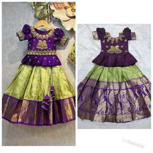 Lehenga Choli en soie de Lichi lourd élégant entièrement cousu pour les filles tout Zari travail brodé pour la fête porter indien pakistanais - Product Image 3