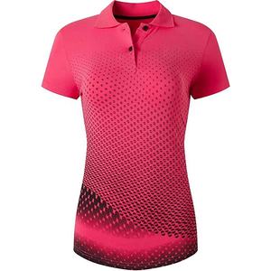 Polo Ecuestre para equitación para mujer, capa base de poliéster, impresión por sublimación, Color y logotipo personalizables - Product Image 1