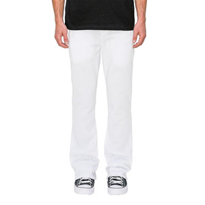 Pantalons évasés élégants pour hommes, forme rétro du bas, avec un ajustement confortable pour un usage quotidien, pantalons évasés à jambes larges pour hommes - Product Image 1
