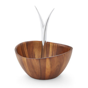 Frutero de madera de calidad superior para uso diario para centros de mesa de boda y decoraciones de mesa Servicio de ensalada japonesa al por mayor - Product Image 1