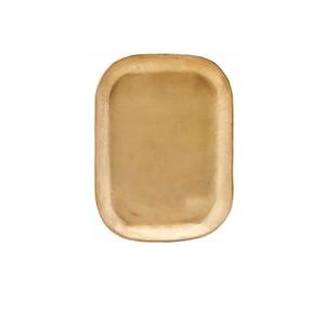 Plateau de service décoratif en aluminium doré sur mesure de grande taille, de haute qualité, pour la décoration de table et le service de nourriture, meilleur prix - Product Image 4