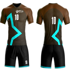 El Mejor Proveedor Ofrece Uniformes de Fútbol para Hombre de Alta Calidad, 100% Poliéster, Antibacterianos y de Secado Rápido, Colores Personalizados, Precio Razonable - Product Image 3