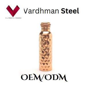 Bouteille en cuivre diamant 650 ML, Élevez votre hydratation avec l'élégance du cuivre, Flacon en cuivre de luxe, Bouteille scintillante en cuivre - Product Image 4