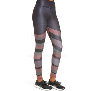 Leggings pour femmes de haute qualité à motif uni, respirants, à séchage rapide, en spandex/polyester, dernier design, vêtements de sport, taille élastique - Product Image 4
