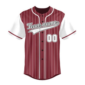 Maillots de baseball de nom d'équipe personnalisés les plus récents fabricants en gros de maillots de baseball de haute qualité - Product Image 2