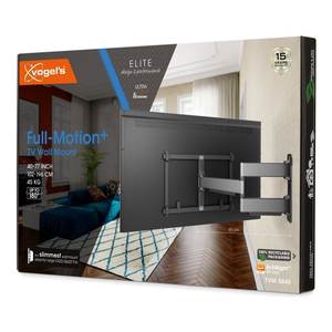 Soporte de Pared para TV ELITE Tvm 5645 con Movimiento Completo, para Hogar Inteligente (45 Kg) VESA 600 X 400 Negro 5856450 - Product Image 2