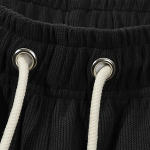 กางเกงขาสั้นคาร์โก้ผู้ชายลำลอง ผ้าคอตตอนผสม เอวกลาง มีเชือกผูก ป้องกันรอยยับ เป็นมิตรกับสิ่งแวดล้อม ลายสก็อต มีกระเป๋า เหมาะสำหรับฤดูร้อน - Product Image 3