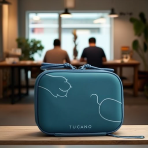 Estuche Rígido para Disco Duro Tucano Topo, Bolsa de Almacenamiento para Portátil de Neopreno Azul - Product Image 2