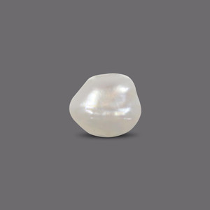 Perla de Agua Dulce Blanca de 3.39 Quilates para la Elaboración de Joyas - Product Image 1