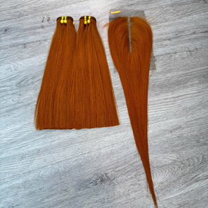 Perruque complète en cheveux humains Remy indiens, longue, double densité, avec dentelle suisse transparente, taille moyenne, style 1 - Product Image 6