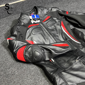 Nuevo Traje de Motociclismo de Moda, Traje de Motocicleta de Cuero Genuino de Alta Calidad, Chaqueta y Pantalón de Cuero para Motocicleta Totalmente Protector - Product Image 6