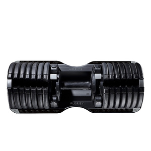 Vente en gros Floriey 75LB haltère réglable revêtu de caoutchouc 34KG noir antidérapant 21 en 1 équipement d'entraînement de gymnastique durable sport - Product Image 3