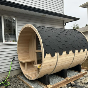 ถังไม้กลางแจ้งไม้ซีดาร์สีแดงสำหรับใช้ในบ้านห้องซาวน่า - Product Image 5