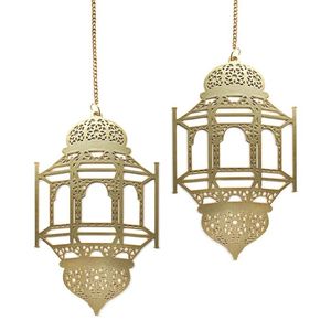 Guirlande artistique islamique en métal avec un design moderne pour le décor du Ramadan - Product Image 1