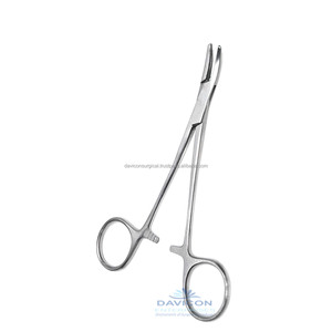 Portaagujas de acero inoxidable dentado curvo T.C Heaney Manual 8 in de DAVICON ENTERPRISES (La base de los instrumentos quirúrgicos) - Product Image 6