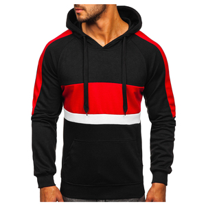 Sudaderas con capucha para hombre bordadas personalizadas de alta calidad 100% algodón grueso polar mangas raglán ropa de calle Unisex para invierno - Product Image 4