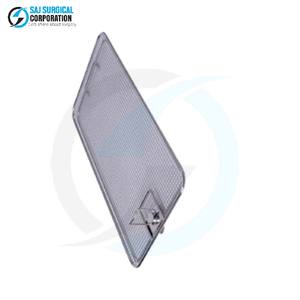 Solo Tapa para Cesta de Base Plana Din, Acero Inoxidable de Precisión, Manual, Duradera, Reutilizable, Tapa Médica para Uso en Cirugía General - Product Image 4