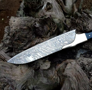 Cuchillo Bowie de Acero de Damasco Premium, Fabricación Personalizada OEM, Venta al por Mayor, Mango Personalizable, para Caza y Camping, 1 Año de Garantía - Product Image 5