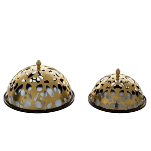 Plat de service décoratif pour la maison, spécial Ramadan, style arabe, moderne, couleur personnalisée, écologique, en acier inoxydable, 100 pièces personnalisées - Product Image 5