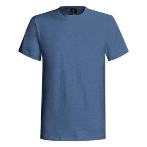 T-shirt haut personnalisé 100% coton pour hommes de bonne qualité court 220 grammes grande taille Design vierge Options d'impression photo - Product Image 1