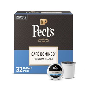 Peet's Coffee, Medium Roast Single Serve Coffee Pods, 100% Arabica Coffee - Café Domingo 32 Count - Product Image 2