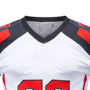 เสื้อกีฬาอเมริกันฟุตบอลแขนสั้นสวมใส่สบายเสื้อกีฬาสไตล์ใหม่ - Product Image 3