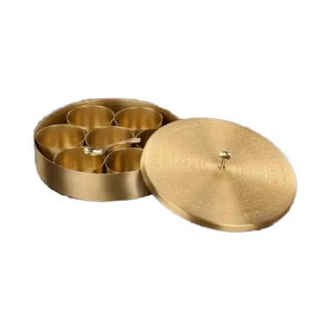 ชุดกล่องเครื่องเทศสเตนเลสสตีลพับได้ 7 ชิ้น Vedela Naturals ดีไซน์ทันสมัย เป็นมิตรกับสิ่งแวดล้อม ปลอดภัยสำหรับเครื่องล้างจาน ผลิตด้วยมือ - Product Image 1