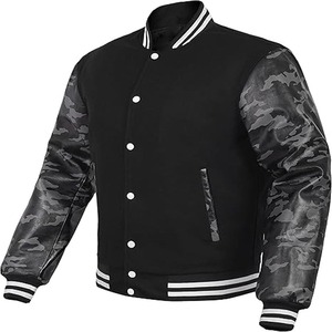 Vente en gros OEM ODM de vestes pour hommes avec logo personnalisé Baseball Varisty College Vestes pour hommes Vestes pour hommes stylées fabriquées par le sport habillé - Product Image 1