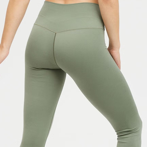 Pantalones de Yoga Acampanados, Leggings Deportivos de Pierna Ancha para Mujer, Cintura Alta, Estampado Puff, Ecológicos, de Secado Rápido, para Primavera/Verano - Product Image 5