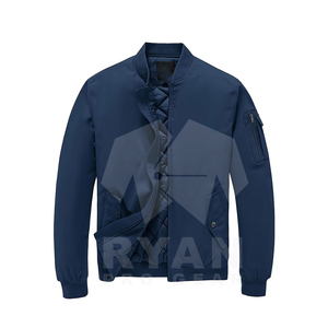 แจ็กเก็ตบอมเบอร์สำหรับผู้ชายผ้าแคนวาสสำหรับฤดูหนาวระบายอากาศได้ดีดีไซน์ทันสมัย - Product Image 1